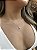Colar gota cravejada • folheado a prata - Imagem 3