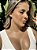 Choker 1 trevo branco • folheado a ouro - Imagem 2