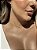 Choker 1 trevo branco • folheado a ouro - Imagem 1