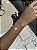 Pulseira coração branco • folheado a prata - Imagem 1