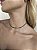 Choker navete verde • folheado a ouro - Imagem 1