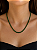 Choker navete verde • folheado a ouro - Imagem 1