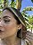Brinco trevo verde • folheado a ouro - Imagem 3