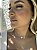 Choker coração branco • folheado a prata - Imagem 2