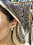 Brinco gota fosca • folheado a ouro - Imagem 1