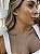 Choker bola orgânica • folheado a ouro - Imagem 1