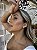 Brinco gota cravejada • folheado a ouro - Imagem 2