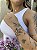 Pulseira flor abs • folheado a prata - Imagem 3