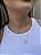 Colar filho medalha lisa • folheado a ouro - Imagem 1