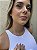 Choker trevo lapidado • folheado a prata - Imagem 3