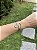 Bracelete gota vazada • banhado a níquel flash - Imagem 1