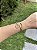 Bracelete gota vazada • banhado a ouro flash - Imagem 1