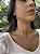 Choker tifany trevo preto • folheado a ouro - Imagem 2