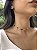 Choker tifany trevo preto • folheado a ouro - Imagem 1