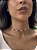 Choker tifany trevo preto • folheado a prata - Imagem 2