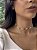 Choker tifany trevo preto • folheado a prata - Imagem 1