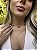 Choker 5 trevo marrom GRANDE • folheado a prata - Imagem 2