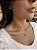 Choker 5 trevo rosa • folheado a prata - Imagem 2