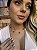 Choker 5 trevo marrom GRANDE • folheado a ouro - Imagem 1