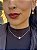 Choker 1 trevo Nude • folheado a prata - Imagem 1