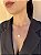 Colar flor grande • folheado a prata - Imagem 3