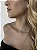 Choker medalhas rendada • folheado a ouro - Imagem 1