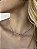Choker medalhas rendada • folheado a ouro - Imagem 2