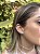 Earcuff trevo color • folheado a prata - Imagem 1