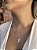 Colar cruz grande • folheado a prata - Imagem 1