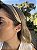 Earcuff 3 flores • folheado a ouro - Imagem 2