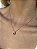 Conjunto gota pink • folheado a ouro - Imagem 5