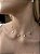 Choker 5 conchas • folheado a ouro - Imagem 1
