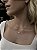 Colar linear • folheado a ouro - Imagem 4