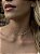 Choker quadradinhos • folheado a ouro - Imagem 1