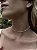Choker quadradinhos • folheado a prata - Imagem 1