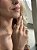 Anel curvado • folheado a ouro - Imagem 2