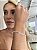 Pulseira folha • folheado a prata - Imagem 2