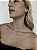 Choker baguete azul • folheado a ouro - Imagem 2