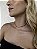 Choker baguete pink • folheado a ouro - Imagem 2