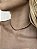 Choker baguete pink • folheado a ouro - Imagem 1