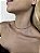 Choker baguete pink • folheado a prata - Imagem 2