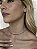 Choker baguete pink • folheado a prata - Imagem 3