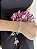 Pulseira baguete azul • folheado a prata - Imagem 1