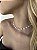 Choker pérola redonda • folheado a prata - Imagem 1
