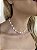 Choker pérola redonda • folheado a prata - Imagem 3