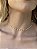 Choker pedras cristal • folheado a ouro - Imagem 2