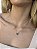 Colar pedra rose cut • folheado a ouro - Imagem 2