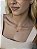 Colar pedra rose cut • folheado a ouro - Imagem 4