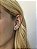 Brinco pedra rose cut • folheado a prata - Imagem 4