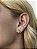 Brinco pedra rose cut 8mm - Imagem 1